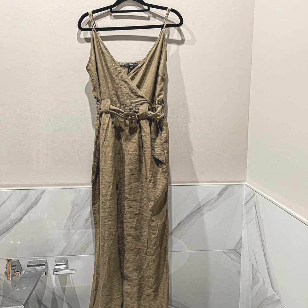 Olive green jumpsuit size small